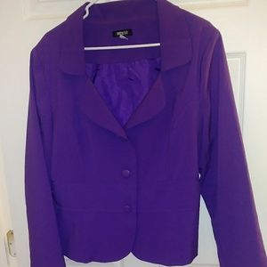 Purple blazer